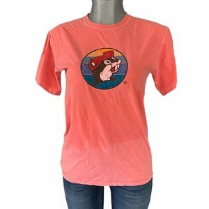 Buc-ee’s T Shirt Bucees Beaver Comfort Colors Coral Here Comes the Fun Casual